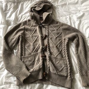 Grey knit sweater